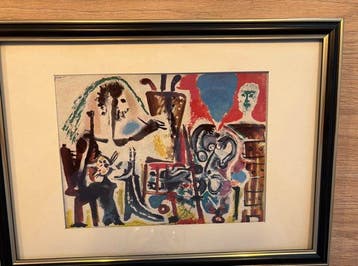 Pablo Picasso (1881-1973), after - Composition de couleurs