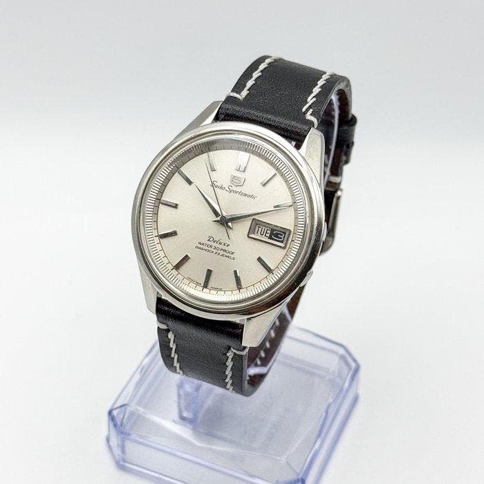 Seiko - Sportsmatic Deluxe - Zonder minimumprijs - 7606-7000, Handtassen en Accessoires, Horloges | Antiek