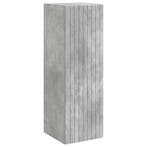 vidaXL Wandgemonteerde Badkamerkast Betongrijs 33 x 34,5 x, Maison & Meubles, Tables | Coiffeuses, Verzenden