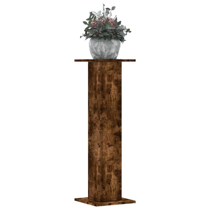 vidaXL Plantenstandaards 2 st 30x30x95 cm bewerkt hout, Tuin en Terras, Bloembakken en Plantenbakken, Nieuw, Verzenden