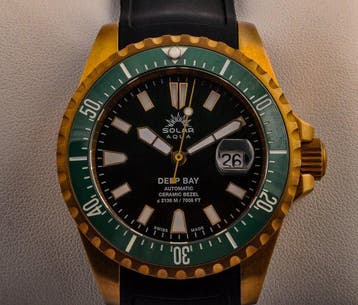 Solar - Aqua Deep Bay Bronze / Helium escape valve - Zonder