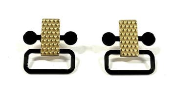 Alessi - staal, gecoat met hypoallergeen PVD, goud en zwart.