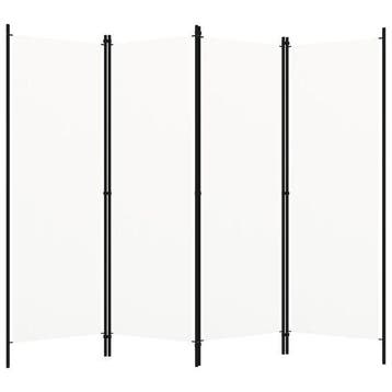Paravent 4 panneaux blanc 200x180cm - Seconde chance deco, Huis en Inrichting, Verzenden, Nieuw