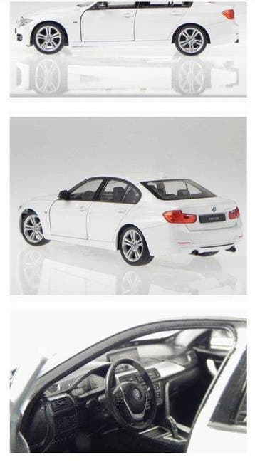Welly 1:18 - Voiture de sport miniature - BMW F30 blanche
