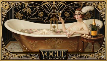 CREATIVE_HUB - Bath of flowers and orange sparkling relax
