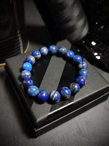 Collectie armbandjes turkoois, amethist, aquamarijn, lapis, Verzamelen