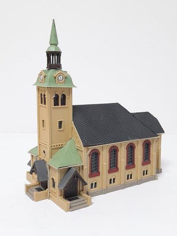 Auhagen H0, TT - 12229 - Treinset (1) - Kerk Börnichen, Nieuw