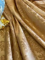 san leucio - Groot en kostbaar damast tafellaken van zijde, Antiek en Kunst