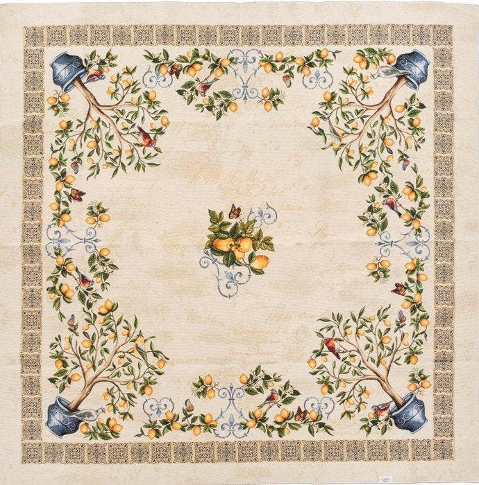 Elegante Centrotavola in tessuto Gobelin - 100% Made in, Antiquités & Art, Tapis & Textile