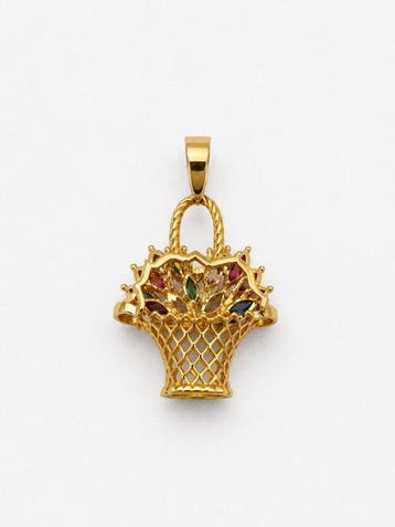 Hanger - 18 karaat Geel goud, Handtassen en Accessoires