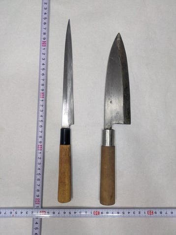 Keukenmes - Staal, Hout - Japan - Traditionele Japanse