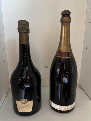 1962 Krug, Private Cuvee 1976 Taittinger Comtes de Champagne