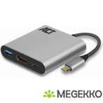 ACT USB-C naar HDMI female multiport adapter met PD, Verzenden