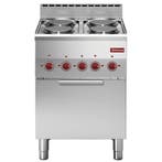 Fornuis + Heteluchtoven | PRO 600 | Elektrisch | 4, Verzenden, Nieuw in verpakking