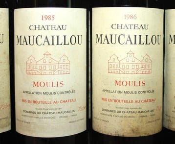 1985 Château Maucaillou (6x) + 1986 Château Maucaillou (6x), Collections