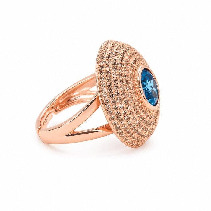 Zonder minimumprijs - Ring Verguld Topaas - 18k goud verguld, Handtassen en Accessoires, Ringen
