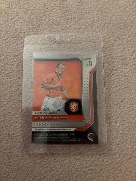 2022 Panini Prizm Dennis Bergkamp I-DB Gesigneerde kaart,, Verzamelen, Stickers