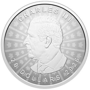 Canada. 20 Dollars 2026 Maple Leaf Ultra High Relief 1 Oz,