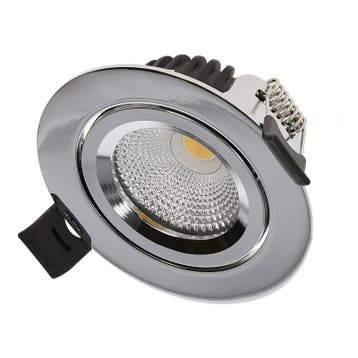 LED Inbouwspot – 2700k - 5W – Dimbaar – Chroom - Kantelbaar, Huis en Inrichting, Verzenden, Nieuw