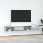 vidaXL Tv-kasten 2 st 100x31x25,5 cm spaanplaat grijs sonoma, Huis en Inrichting, Verzenden, Nieuw