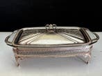 Plat de service (3) - Plaqué(e) argent, Pyrex - platine de, Antiquités & Art