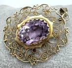 Zonder minimumprijs - Hanger Zilver - amethist