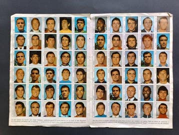 Gente Mondiali Messico 1970 - 180 Figurine Calciatori su 3, Nieuw