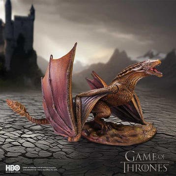 Game of Thrones - Beeldje - Viserion Dragon - Hars