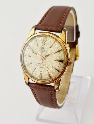Allaine - 30 Jewels 1950s Swiss Allaine Automatic Watch –