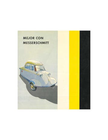1955 MESSERSCHMITT KR 200 BROCHURE SPAANS