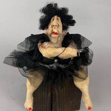 Anna Em - Black Orchid- hand made