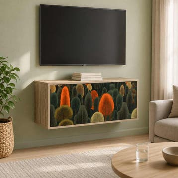 vidaXL Wand gemonteerd TV Kast ZAANDAM 102 x 33 x 40 cm, Verzenden