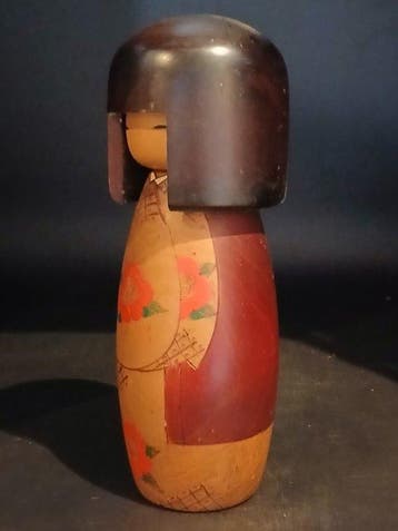Beeldje - Vintage Creatieve Ssaku Kokeshi Pop -