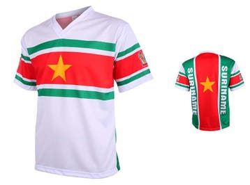 Kingdo Suriname Voetbalshirt Thuis, Sport en Fitness, Voetbal, Verzenden, Nieuw, Bal