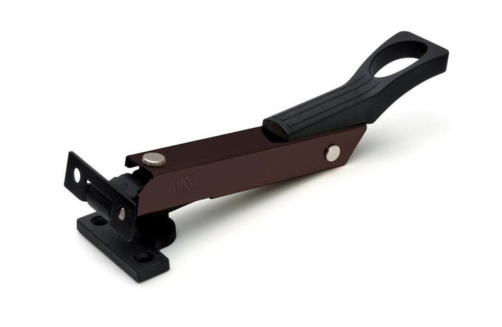 Raamuitzetter wegdraaibaar bruin-zwart - voor ventilatie..., Doe-het-zelf en Bouw, Hang- en Sluitwerk, Schuif of Grendel, Nieuw