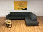 SofaCycle - Donkergrijze hoekzetel met vaste kussens, Huis en Inrichting, Zetels | Zetels en Chaises Longues, Ophalen of Verzenden
