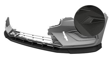 Cupspoiler voor Volvo S60 (3e gen) / V60 (2e gen) CSL830-M, Verzenden, Nieuw
