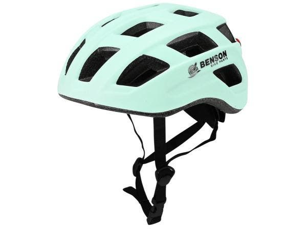 Veiling - Fietshelm volwassenen met verlichting mint groen L, Fietsen en Brommers, Fietsaccessoires | Fietshelmen
