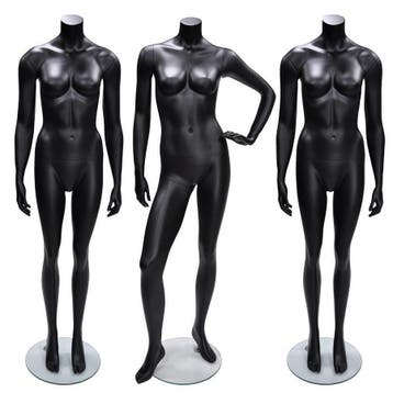 *TIP*  3x HEADLESS ETALAGEPOP DAME MERK GRUPPO CORSO MIX zw, Ophalen of Verzenden