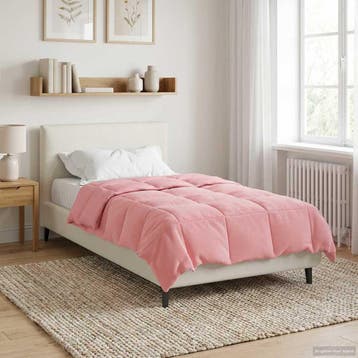 vidaXL Volledig Jaar Dekbed 155 x 220 cm 4 seizoenen Roze, Verzenden