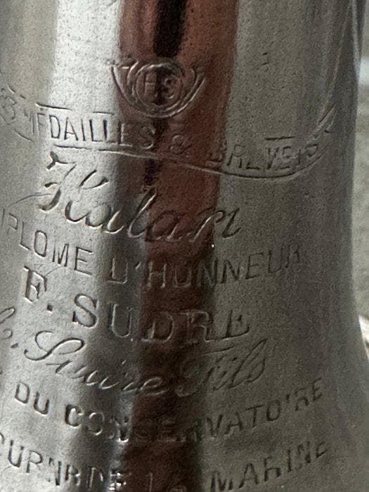 F. SUDRE - - Trompet - Frankrijk (Zonder minimumprijs), Musique & Instruments, Instruments à vent | Flûtes à bec