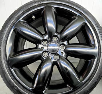 Mini Cooper Clubman 18 inch velgen zomerbanden zwart 5x112, 18 inch, Verzenden, Banden en Velgen, Nieuw