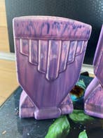 Klok en garnituur set - Art Deco Keramiek - 1930-1940