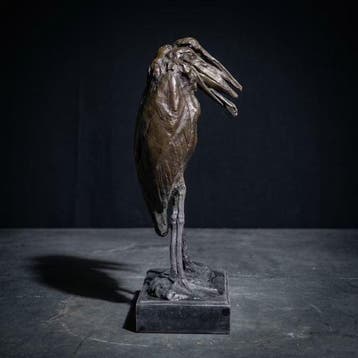 Statue, Exclusief beeld: Maraboe ooievaars 36 cm / 5.6 kg -