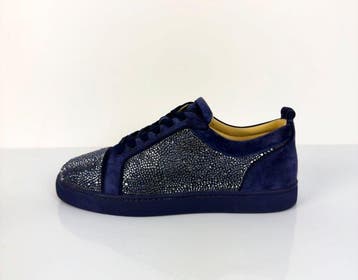 Christian Louboutin - Rantulow Strass - Low-top sneakers -, Nieuw
