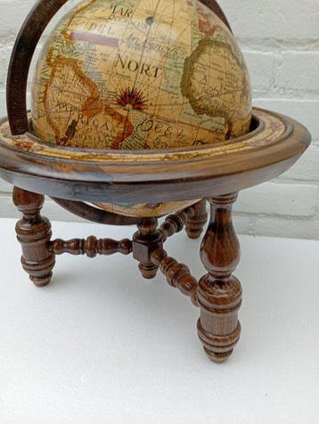 Terrestrial table globe - Reproductie-wereldbol - 1980-1990, Antiek en Kunst