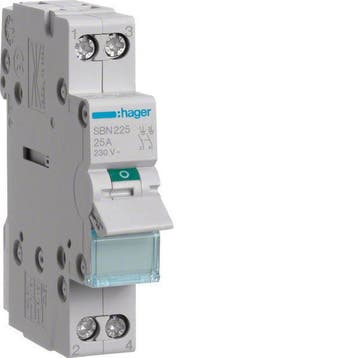 Hager SBN Interrupteur encastré Modulaire - SBN225, Verzenden