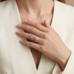 Other brand - Ring - 18 karaat Witgoud - 0.71ct. tw. Diamant