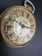 Cyma - CYMA Elegant Pocket watch – Gold Plated 10 Microns –, Handtassen en Accessoires, Horloges | Heren, Nieuw