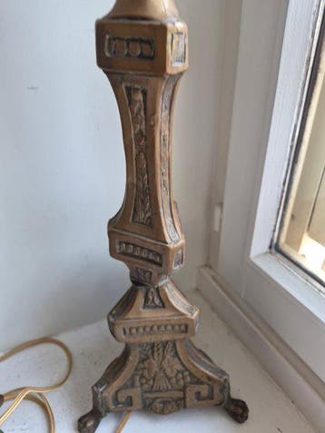 Chandelier (2) - Bronze doré - Pique-cierges
